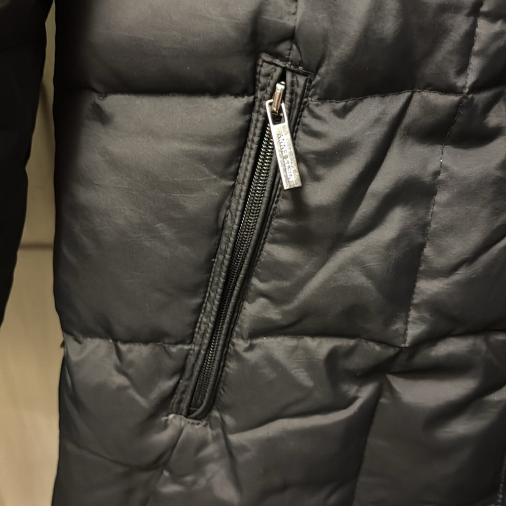 Ann Klein puffer long coat - Picture 2 of 8